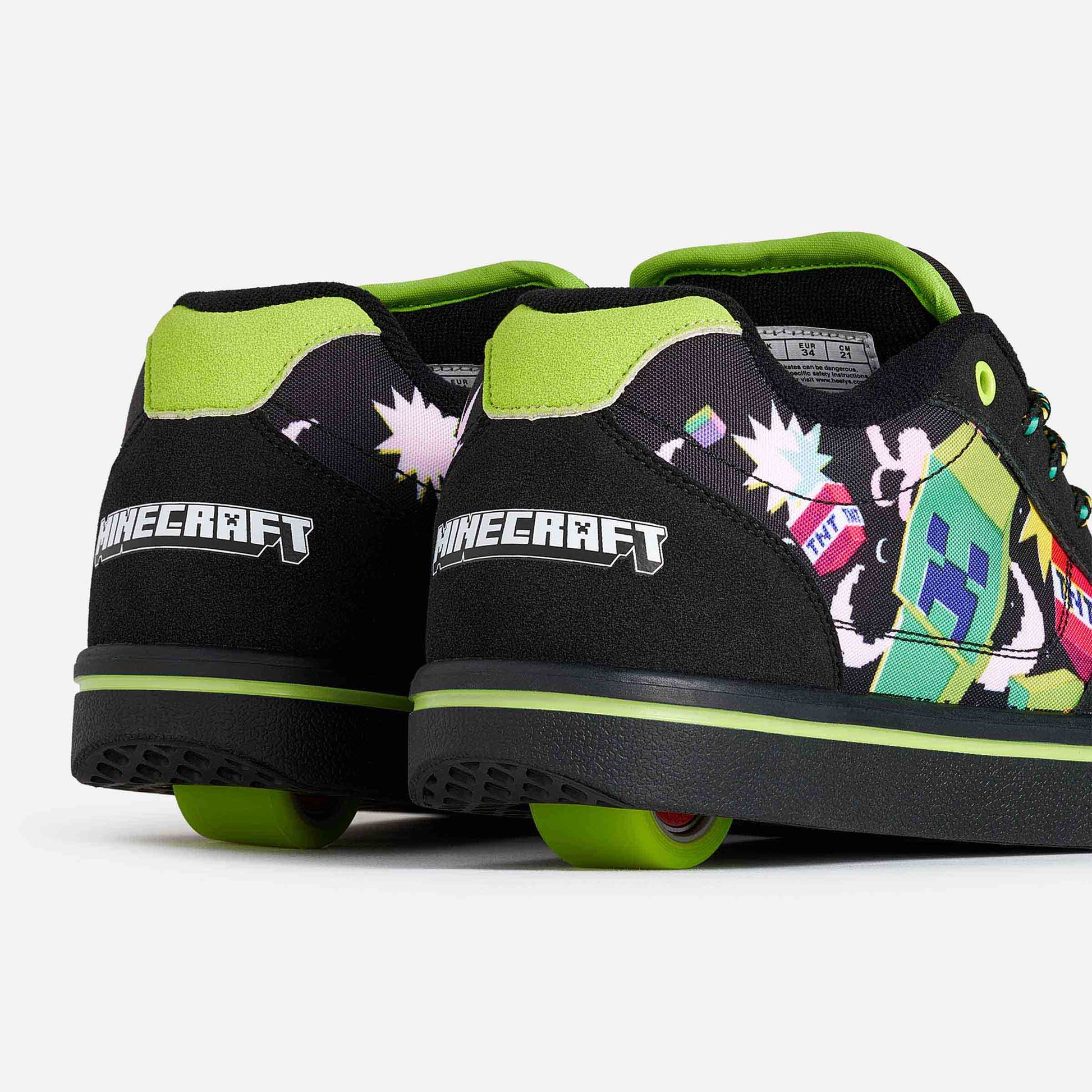 Heelys | Minecraft Pro 25 | Black/Green/Multi