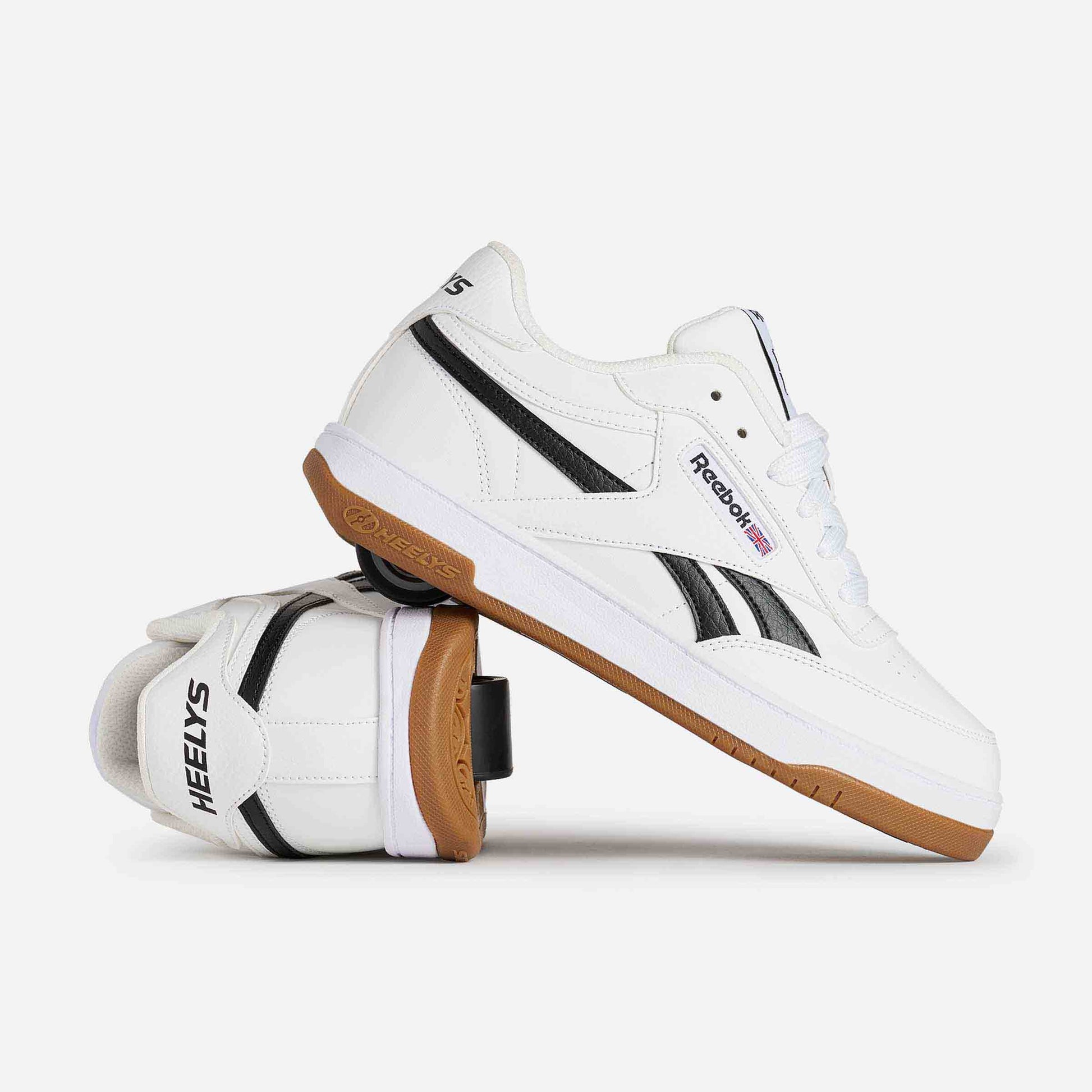 Heelys | Reebok Club C | White/Black/Gum