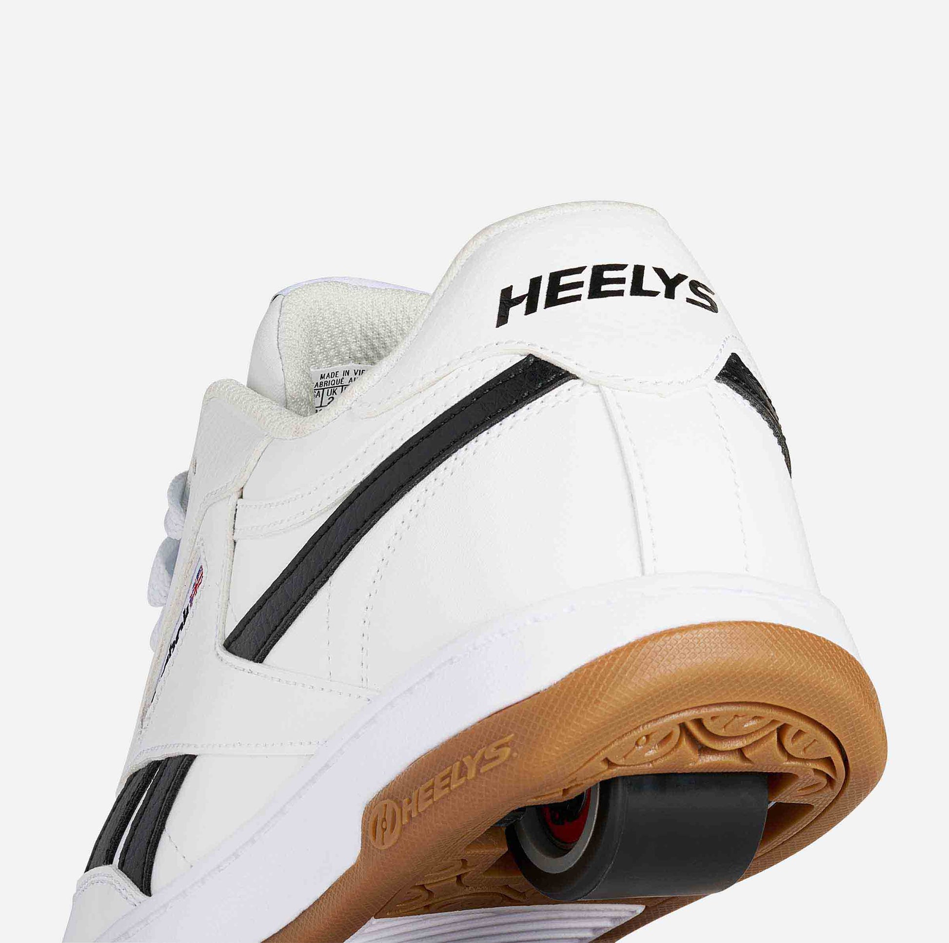 Heelys | Reebok Club C Adults | White/Black/Gum