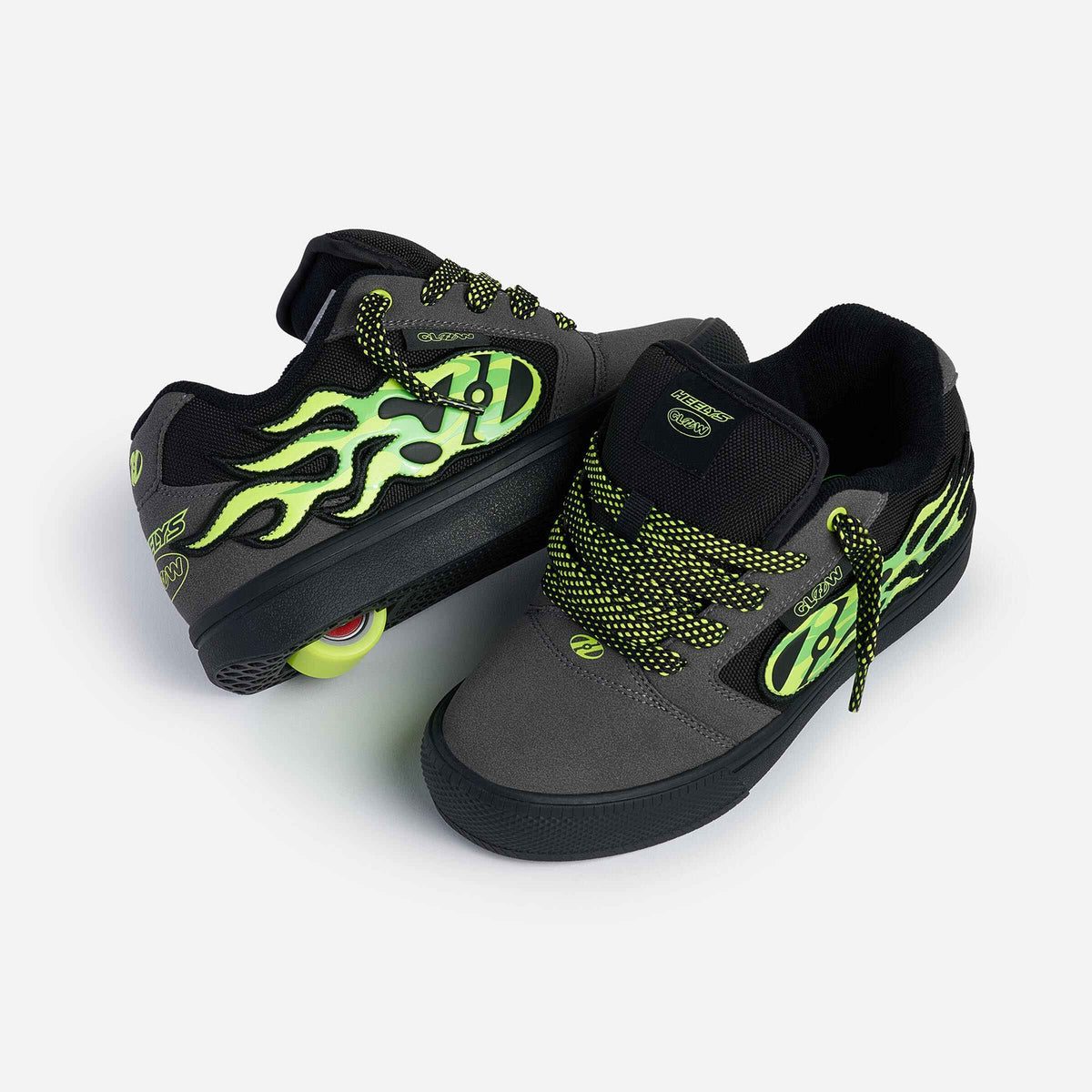 Heelys | Pro 25 Glow in the Dark - Charcoal/Black/Yellow