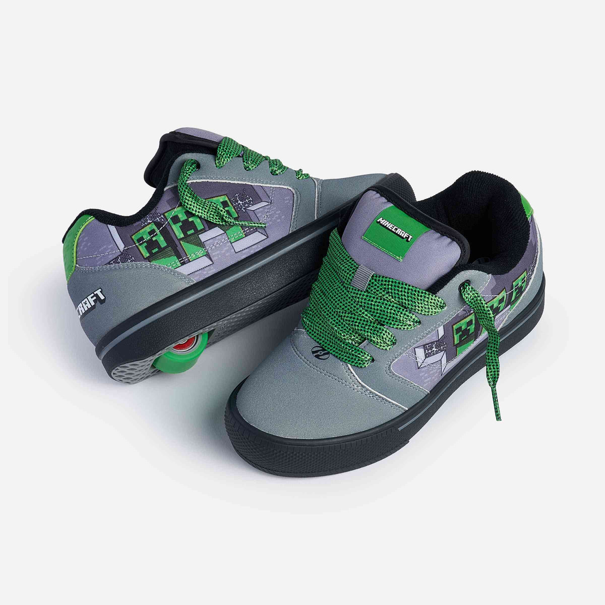 Heelys | Pro 25 Prints x Minecraft Adults - Grey/Green/Black