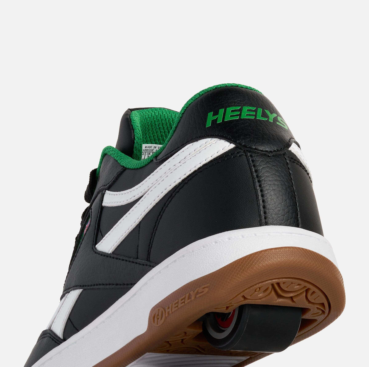 Heelys | Reebok Club C Adults - Black/White/Green