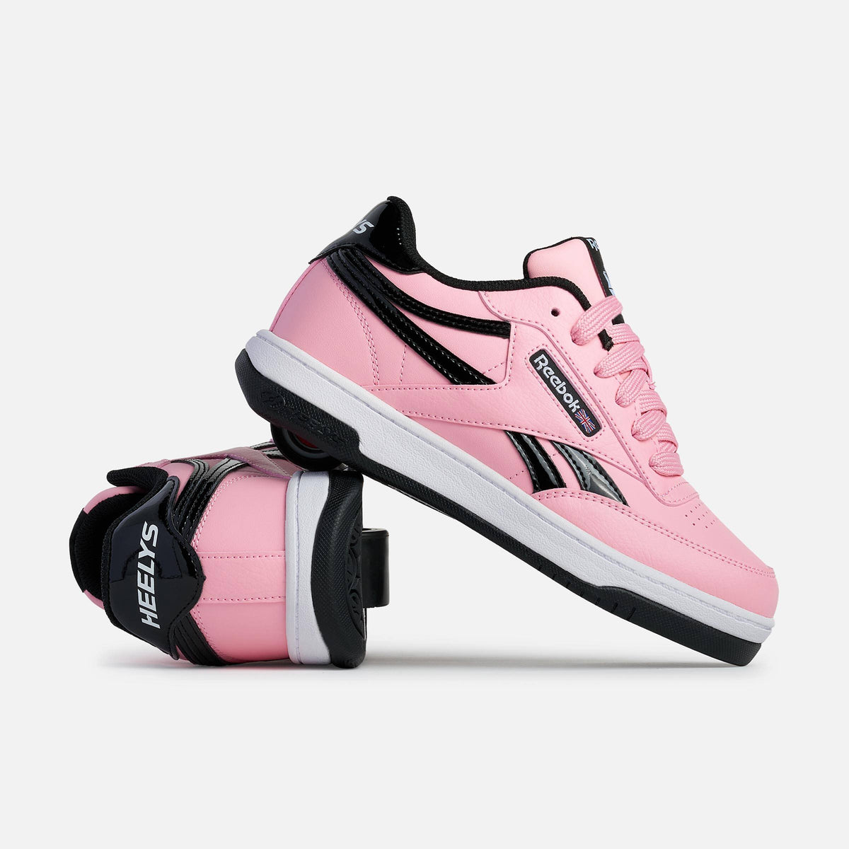Heelys | Reebok Club C  Adults - Candy Pink/Black/White