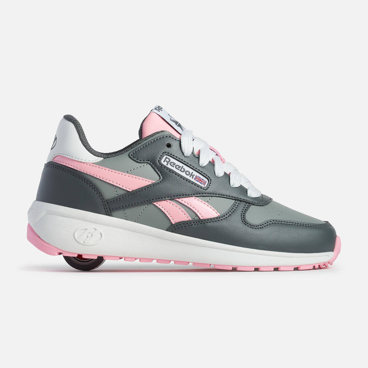 Heelys | Reebok Classic - Gray/Pink/White