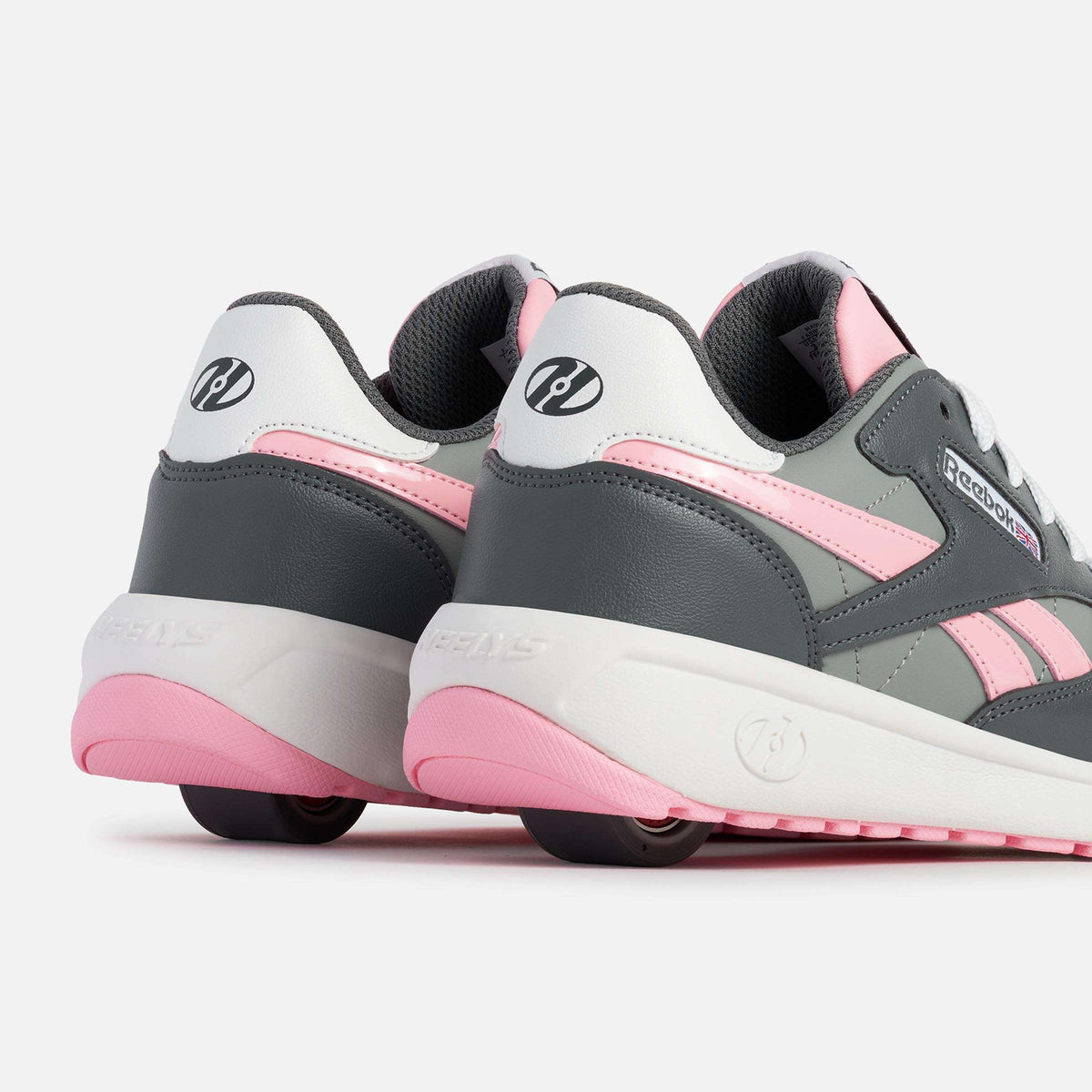 Heelys | Reebok Classic - Gray/Pink/White