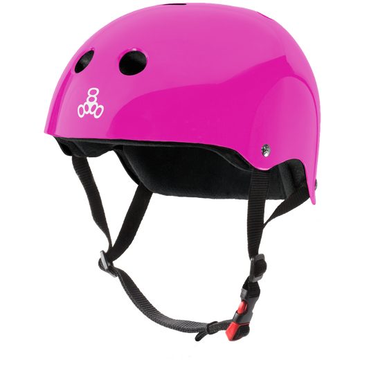 Heelys |Certified Sweatsaver Triple Eight Helmet - Pink Gloss