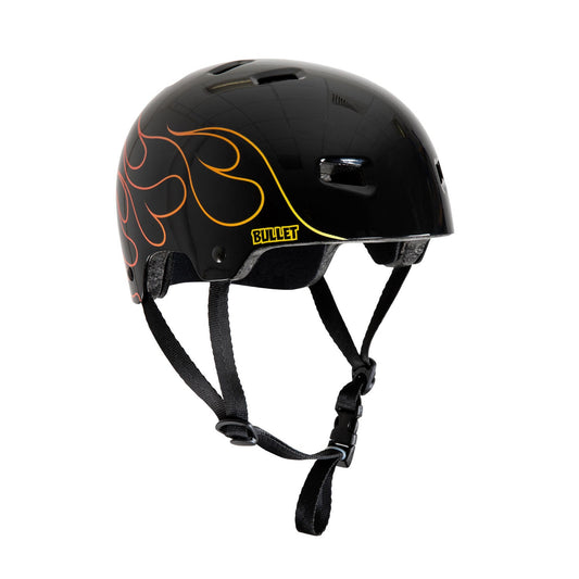 Casque Bullet Graphic T35 Flame pour jeunes (49-54 cm)