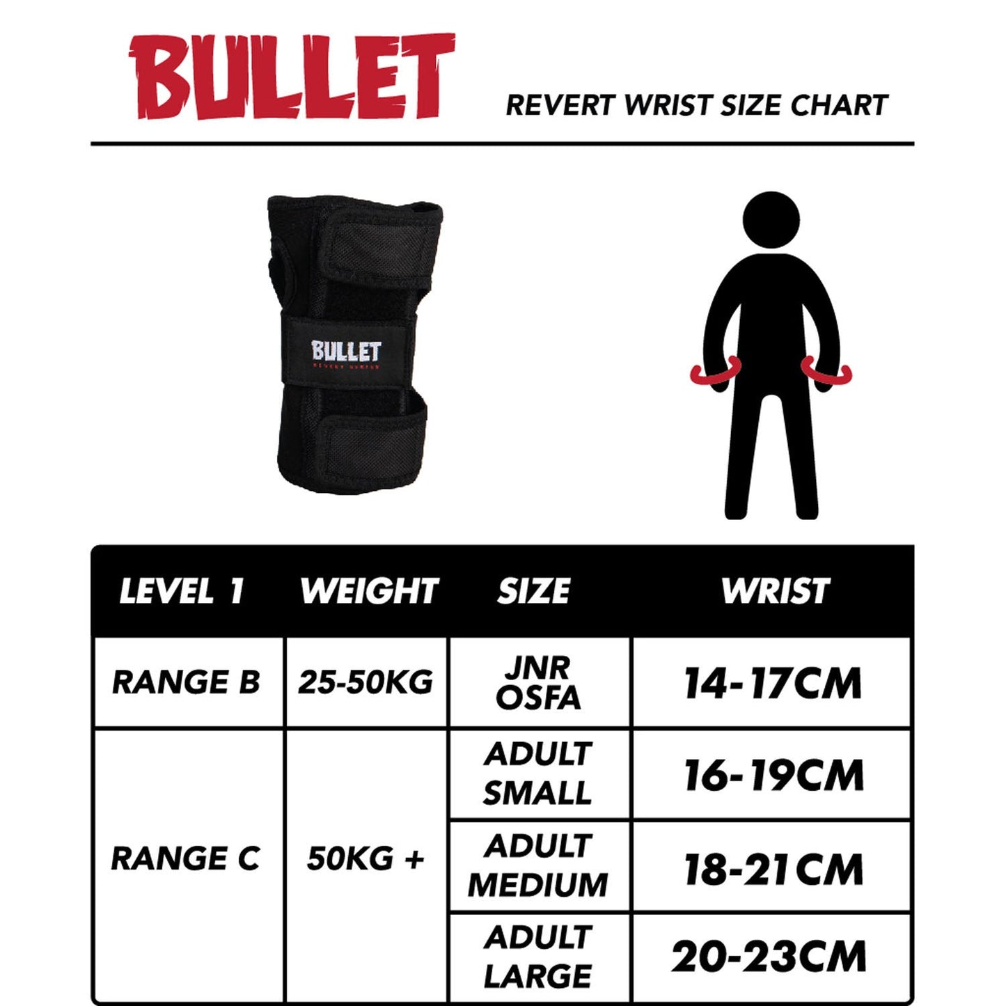 Protège-poignets Bullet Revert Junior